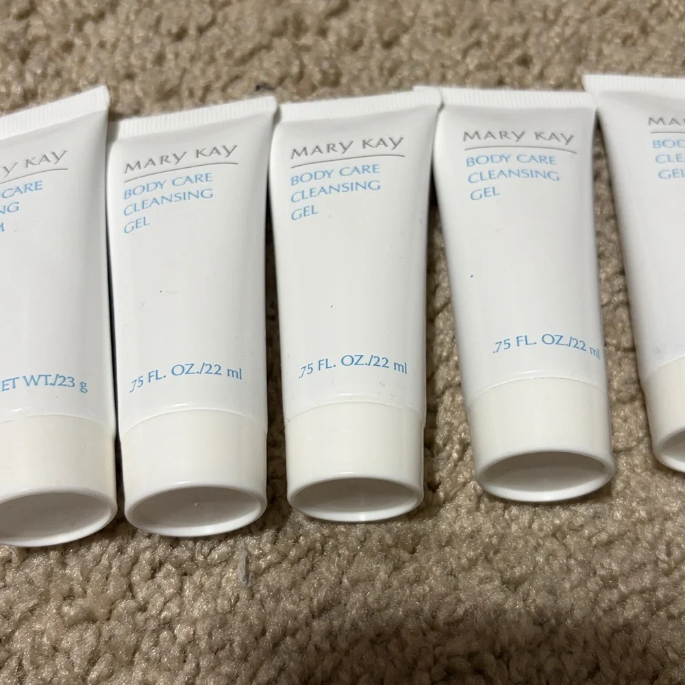 Mary Kay body cleansing gel, buffering cream and hand cream